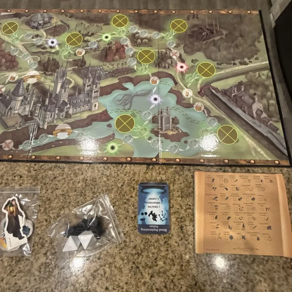 Harry Potter Potions Challenge Board Game New Open Box